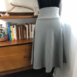 NWT Lularoe Azure Skirt Gray Medium